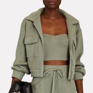 Jonathan Simkhai Gabby Bralette and Jacket Set